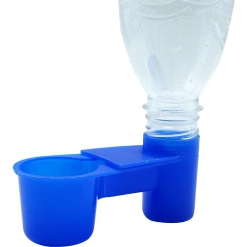 Plastic Pet Bird Drinker Feeder Water Bottle Cup Cat Chicken Pigeon Budgie hot For Chicken Pigeon Home Garden quail drinking cup