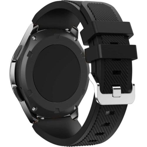 20mm 22mm Band for Samsung Galaxy Watch 3/46mm/42mm/active 2 Gear s3 Frontier/S2 silicone bracelet Huawei GT/2/2e/GT2 Pro strap