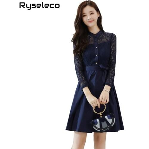 Модные вязаные платья Ryseleco China At AliExpress
