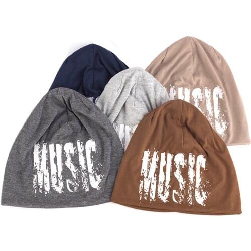 Cotton Beanie Hats For Men Women Solid Color Adult Beanies With Letter Knitting Style Skullies Hat Hip Hop Unisex Casual Caps