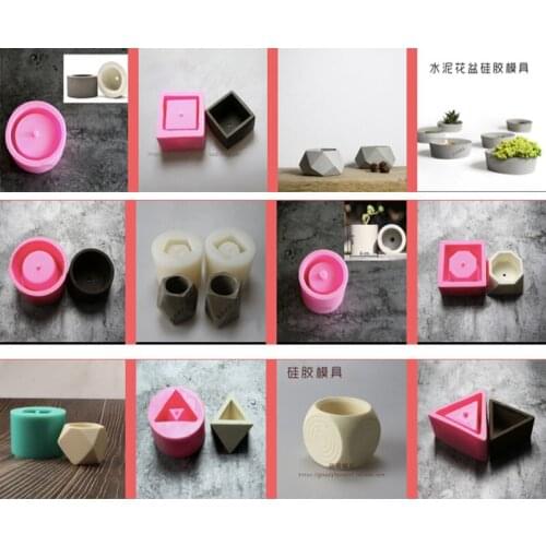 Silicone mold DIY Flower pot