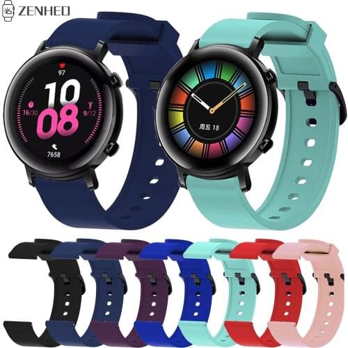 20mm Silicone Strap For Huawei Watch GT2 42mm Replacement Watchband For Huami Amazfit GTS GTR 42mm