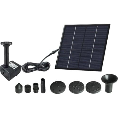 Solar Fountain Water Pump Pool Home Bird Bath Outdoor Fish Tank Garden Decoration Submersible Floating Fountain Aquarium Mini