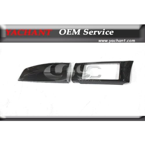 Dry Carbon Fiber Dashboard & Radio Panel Cover Fit For Subaru BRZ Toyota FR-S FT86 ZN6 GT86 RHD