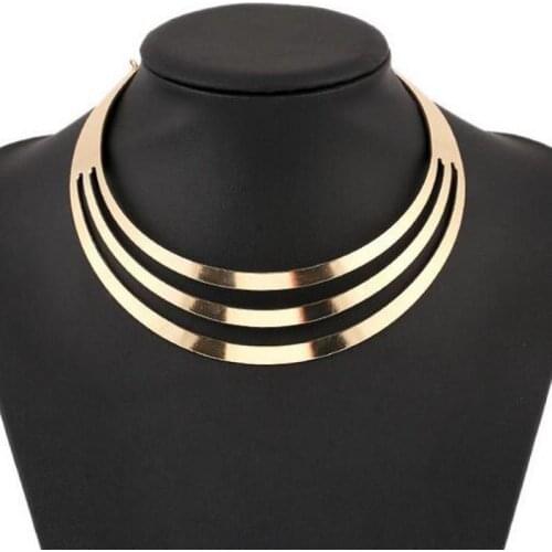 Collier femme maxi necklace collares statement chunky choker statement brand Luxury gold jewelry women fashion free gift