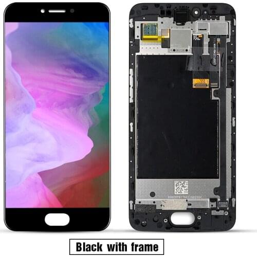 5.2"Amoled For Meizu pro 6s Lcd Display with Touch screen Digitizer assembly Frame replacement