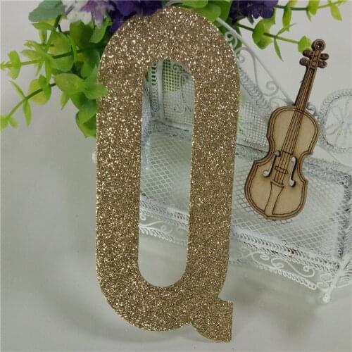 1000PCS Gold Sparkl Glitter Q Happy Birthday Banner Hanging Paper Banner Children Celebrative Garland Bunting Banner Party Decor