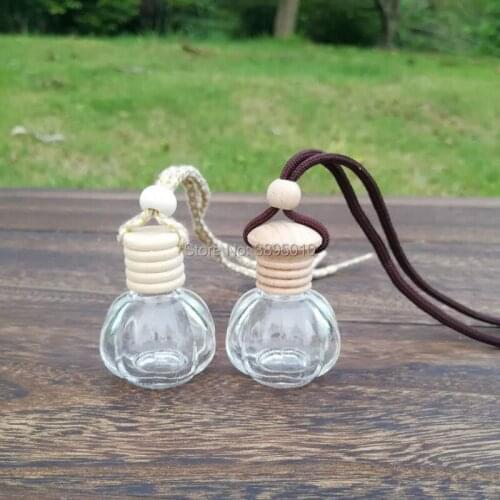 12ml Creative Car Hanging Perfume Bottle Quality Car Ornament Empty Glass Bottle F928