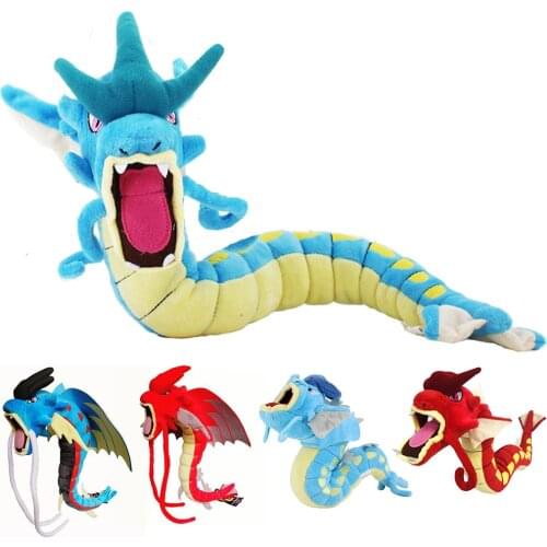 15cm 50cm 60cm Pokemon Anime Gyarados Blue Red Animal Dragon Magikarp Evolution Version Plush Soft Stuffed Toys Dolls Kids Gifts