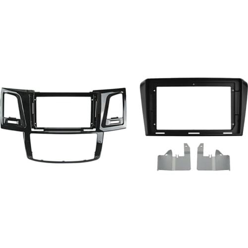 2 Set Car Accessories: 1 Set Double Din Dvd Fascias Panel Dashboard Stereo & 1 Set 9 Inch 2 Din DVD Stereo Dashboard