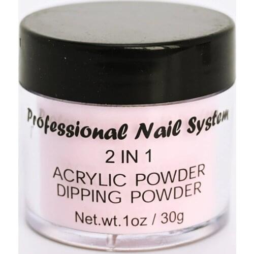 28g Acrylic Powder 10 Colors Carving Nail Polymer Nude Color Pigment Crystal Powders Professional Sculptured Nail Accessory ch12