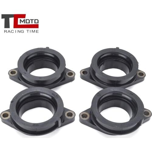 TCMOTO 4Pcs Carburetor Interface Adapter For Yamaha 2C0-13586-00 2C0-13596-00 YZF600 RaceBase 2006-2011/2016 YZF R6 YZF600 R6
