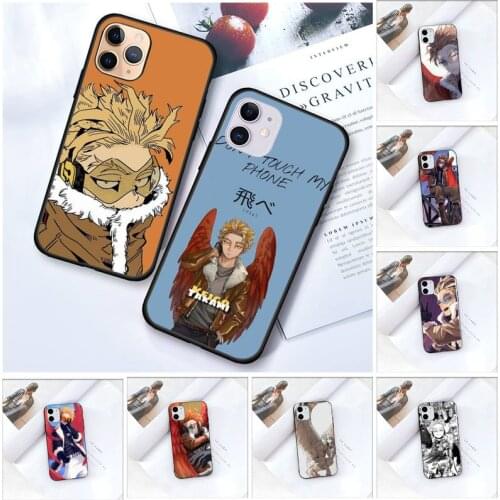 Zororong BNHA Hawks Coat Anime Phone Case For iPhone 12 Mini 11 Pro XS Max X XR 7 8 Plus