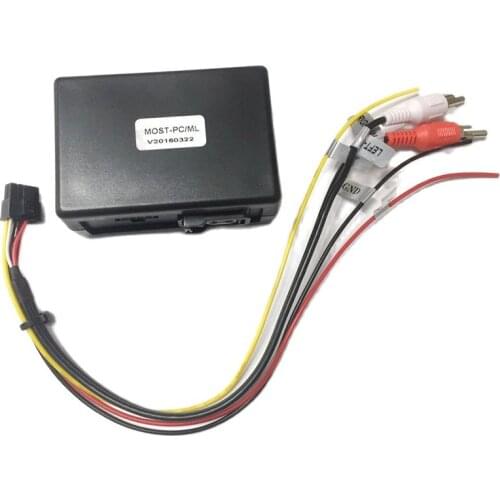 Car Optical Fiber Decoder Box Amplifier Adapter For Porsche Cayenne For Mercedes Benz ML / R / GL / SLK/W164 AUX