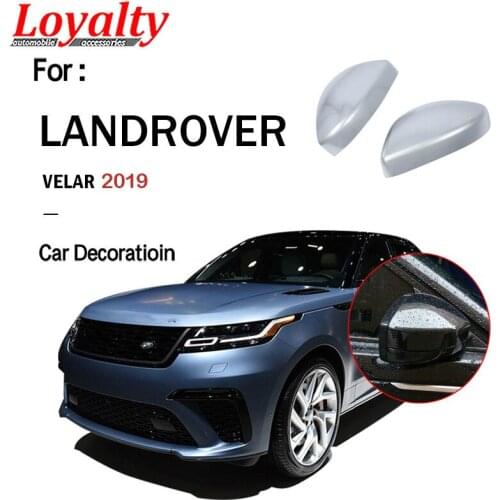 Loyalty For Land Rover Velar 2019 Rearview Side View Mirror Cover trim ABS Chrome Car Styling Auto Accessories