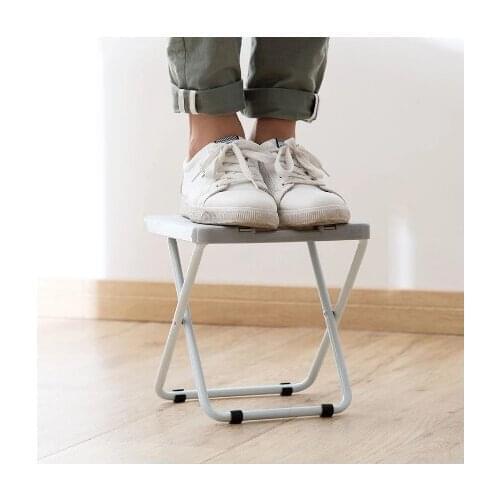 Home Kitchen Indoor Multifunctional Portable Folding Comfortable Stool Space Saving Plastic Bath Shower Chair Easy Storage