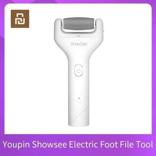 Youpin Showsee Electric Foot File Callus Remover Pedicure Tools Hard Dead Skin Cuticle Remover Waterproof Foot Care Dry&Wet Tool