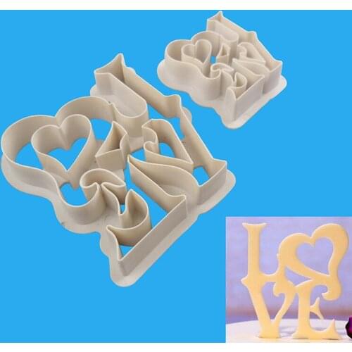 Love Cake Mold 3D Beautiful Muffin Confectionery Mould For Cake Decorating Tools
