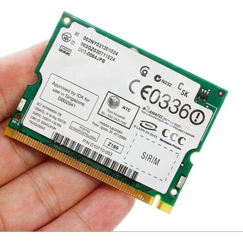 Intel Pro/Wireless 2200BG 802.11B/G Mini PCI Network Card WIFI for Toshiba Dell