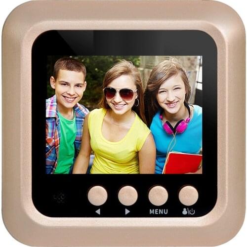 2.4 Inch TFT Color Screen Display Door Peephole Camera Viewer W5 Doorbell Video Camera PIR Night Vision 160 Wide Angle