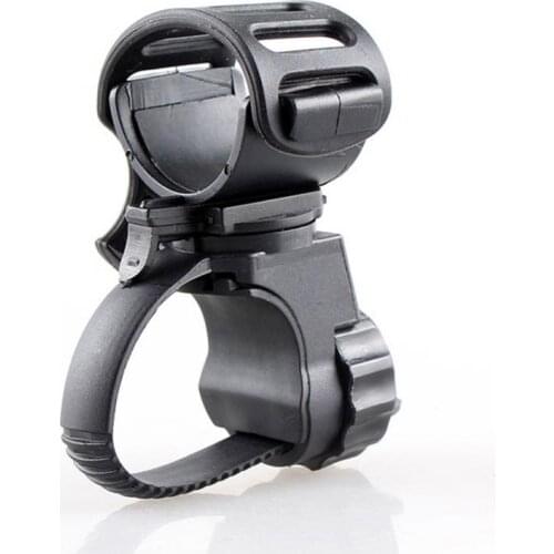 360 Degree Rotation Flashlight Bracket Bicycle Electric Car Bike Stand Light Holder MTB Lamp Bike Accessories Clip Mount