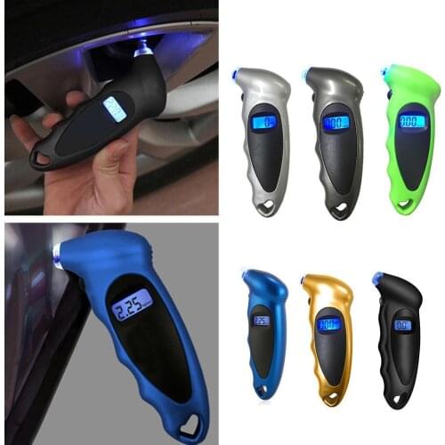 Digital Tire Pressure Gauge 150 PSI 4 Units for Car Truck Bicycle Non-Slip Grip Auto parts