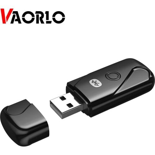VAORLO USB Bluetooth Transmitters Mini Adapter 4.2 Wireless Audio Music Stereo Transmit Dongle Transmitter For PC Computer