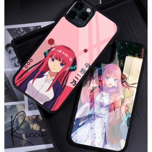 Nakano Nino Anime Cute Girl Phone Case Rubber for iPhone 12 11 Pro Max XS 8 7 6 6S Plus X 5S SE 2020 XR 12 Mini case