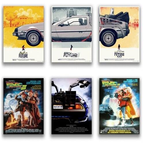 Back To The Future Classic Movie Canvas Painting Posters and Prints Pictures on The Wall Abstract Decorative Home Decor Plakat
