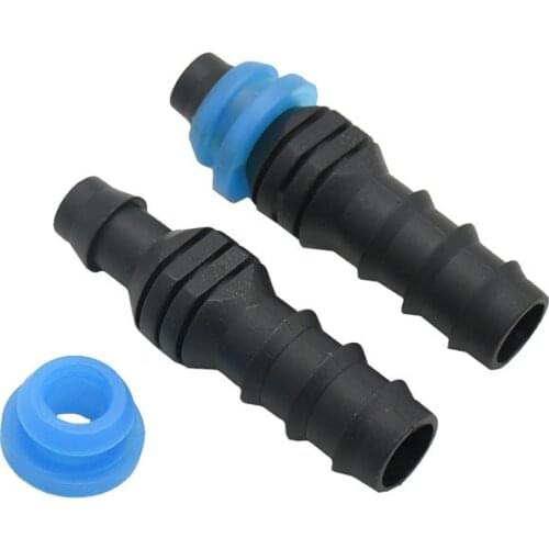 16mm to 20mm garden hose connector Barb Rubber ring Irrigation 3/4 hose straight barb adapter 100pcs