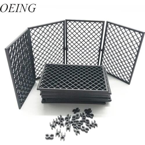 Plastic DIY Spliced Fence Net for Mosquito Cart Drift Racetrack Peripheral Scene Decorative Accessories Universal