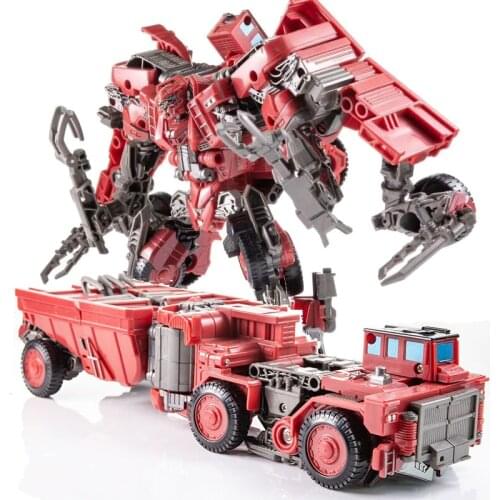 In Stock AOYI SS Transformation Devastator Fine Coating Overload Roaring Rampage Hook Yellow Bulldozer Action FIgure Robot Toys