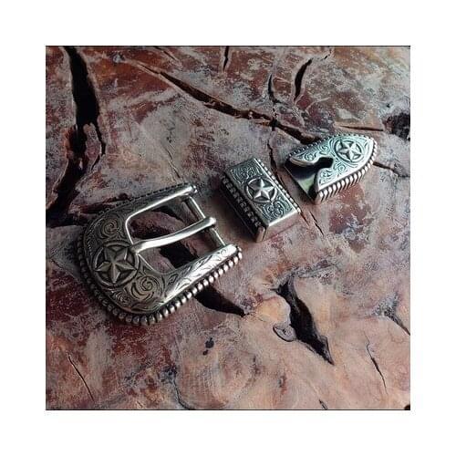 25mm 1pcs/lot American antique silver pattern silver plated DIY design belt buckle fashion unique leather craft accessories