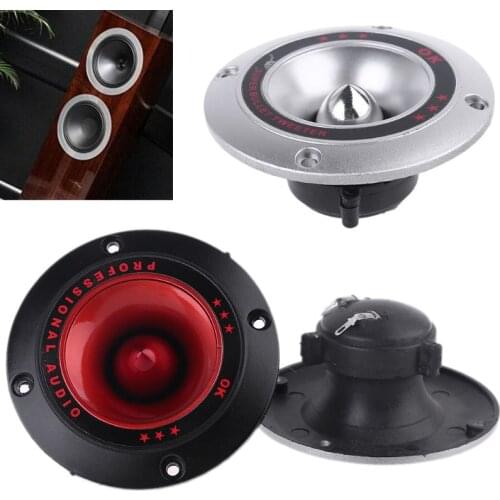 2PCS Audio Speaker Tweeter 4\" Piezoelectric Loudspeaker Treble Head Driver Home