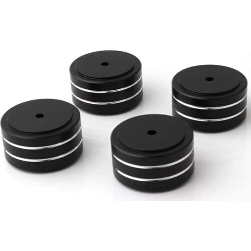 4Pcs 40X20Mm Aluminum HiFi AMP Speaker Isolation Stand Turntable DAC Feet Pad