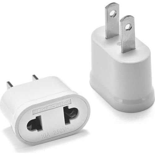 US Adapter US to EU Power Adapter Euro Socket EU To US Plug Adapter Electric Charger Socket Japan China Americana AC Converter