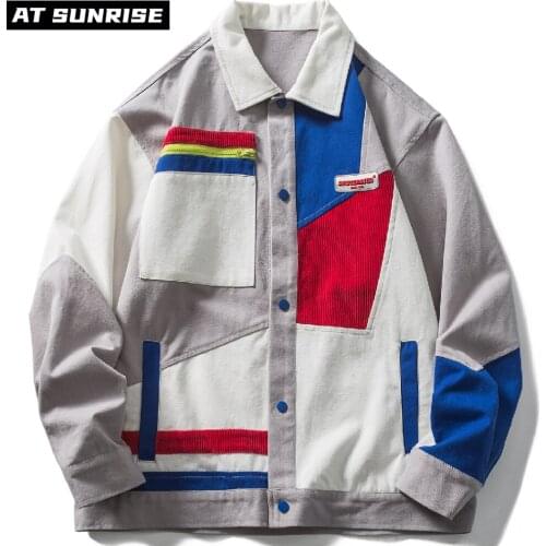 ATSUNRISE Mens Corduroy Jackets