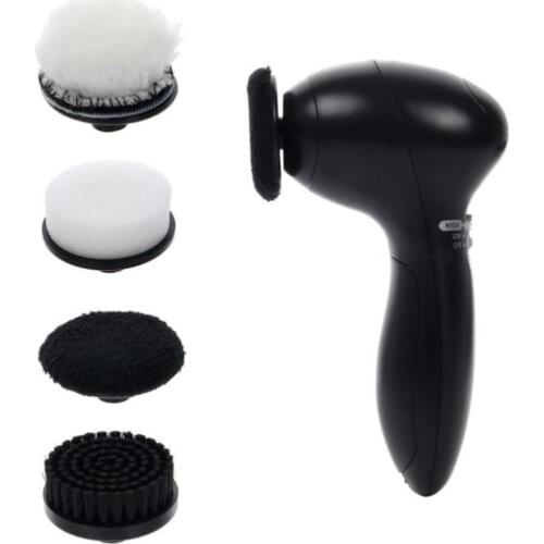 Automatic Electric Shoe Polisher Handheld 4 In 1 Shoe Polishing Machine Cleaning Brush Shoe Leather Care Tools