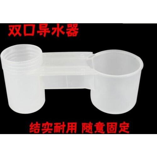 Free shipping 10pcs/lot Birds double mouth automatic water feeder deflector parrot starling myna drinking fountain pigeon kettle