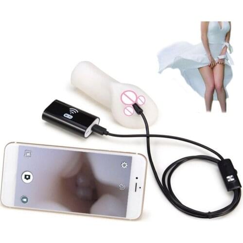 Wireless WIFI Anal Vaginal Dilator Endoscope Vagina Expansion Adult Games Vulva Pussy Anus Viewer Adult Sex Toys for Woman Man