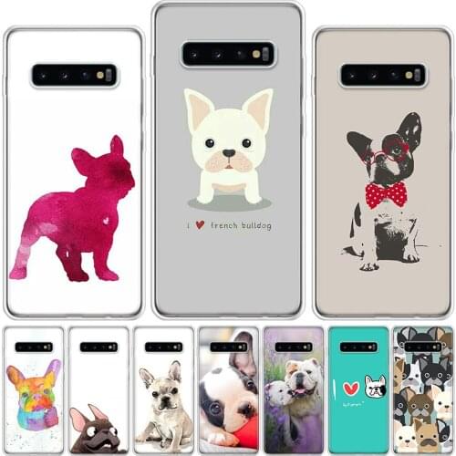French Bulldog Puppy Phone Case For Samsung Galaxy A51 A71 A50 A70 A80 A90 A01 A6 A7 A8 A10 A10S A20S A20E A30 A40 Plus Cover