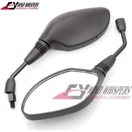 Black 2XM10 Motorcycle Modified Rear View Mirrors For Suzuki GSR 600/750 GSX-S1000 GSX-S750 GW250 GSR750 GSR600