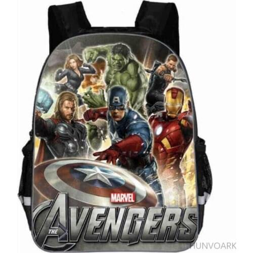 Disney 11-16 Inch Backpacks Avengers Toddler Kids School Bags FNAF Knapsack Preschool Children Bag Superhero Travel Backpack