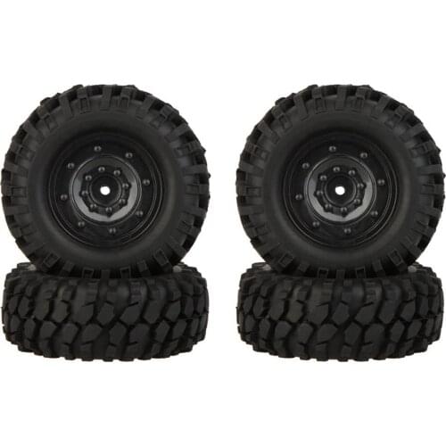 EBOYU 4pcs High Performance 1/10 Climber Off-road Car Wheel Rim and Tire 210057 for Tra HSP Tam HPI Kyo RC Car