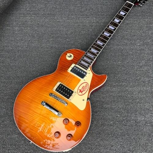 Free delivery, tiger maple top electric guitar, rosewood fingerboard Guitar, new electric guitar