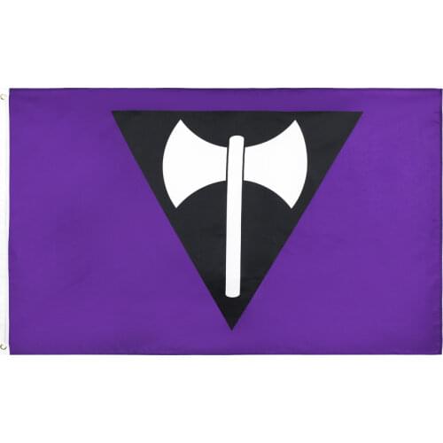 90x150cm LGBT rainbow Butch Lesbian pride flag