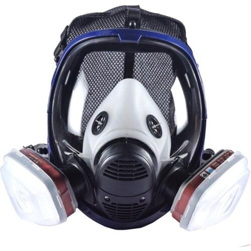 New 7 in 12Pcs 6001CN Organic Vapor Cartridge,2Pcs 5N11 Particulate Cotton Filter,2 pcs 501 Filter Cover Filter Combination