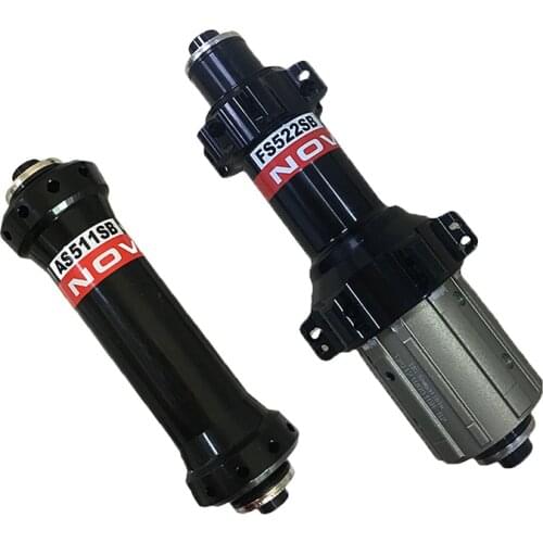 Novatec AS511SB FS522SB Light Road Bike Hubs 20/24 Holes Black Red Bicycle Hub Front 20h Rear 24h Key Holes Cube Aluminum Alloy