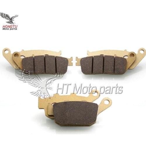 Front Rear Brake Pads For Honda CB400 SF CB 400 1992-1995/1998 CBR250 MC22 CBR400 NC23 NC29 For Kawasaki KLE 650 Verseys 15-17