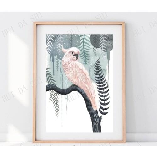 Pink Cockatoo, Cockatoo, Australia Wall Art, Hamptons Decor, bird lover gift, native bird, australian bird, bird print